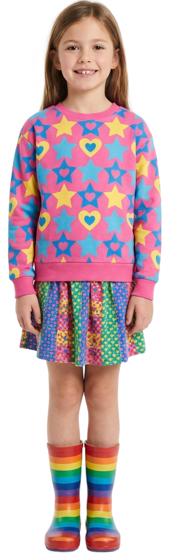 A Blufeather model wearing the collection